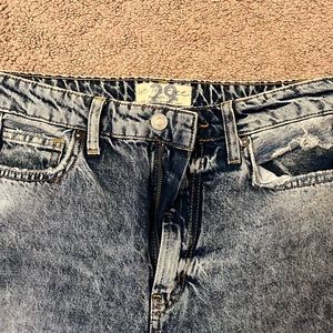 Free People light wash bootcut jeans